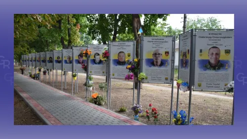 Heroes live on as long as memory endures: the Chuhuiv community honored the fallen Defenders of Ukraine. at the Gromada Group Media