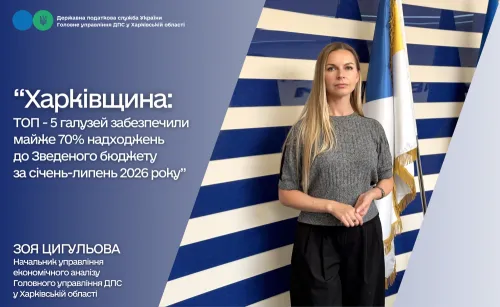 Харківщина: ТОП – 5 галузей забезпечили майже 70 % надходжень до Зведеного бюджету за січень-липень 2026 року на порталі Gromada Group