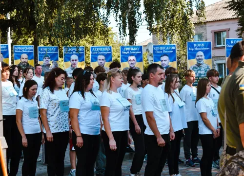 "I honor the warriors, I run for the Heroes of Ukraine": an annual memory race was held in Krasnokutsk at the Gromada Group Media