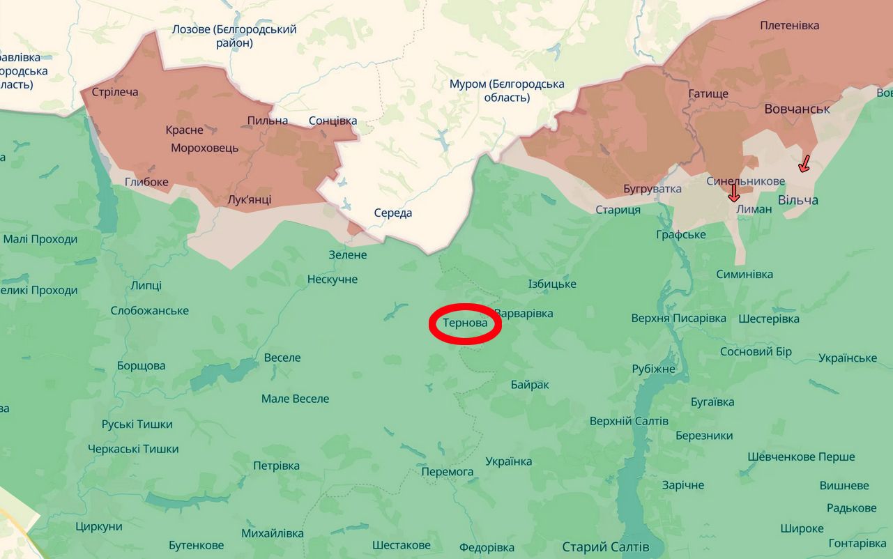 Окупанти атакували у бік Тернової: загалом на Південно-Слобожанському напрямку відбулося 11 ворожих атак на порталі Gromada Group