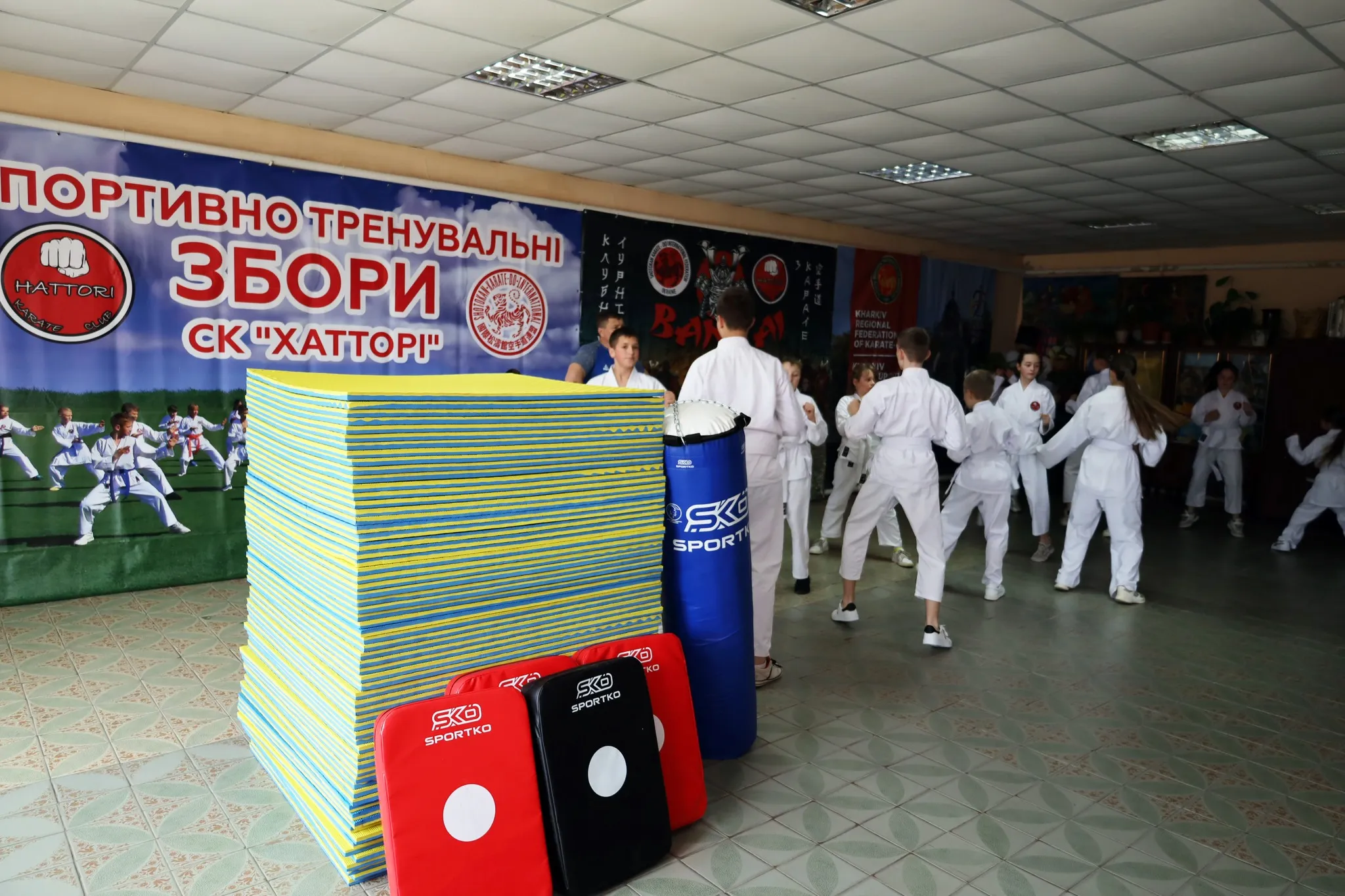 Фото: фейсбук / Павло Голодніков Для секцїі карате в Боровій Зміївської громади коштом місцевого бюджету придбали новий спортінвентар на порталі Gromada Group