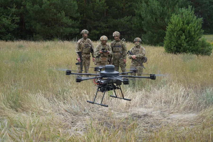 Spartan bomber drones carry away the occupiers along with their shelters in the Pokrovskoye direction at the Gromada Group Media