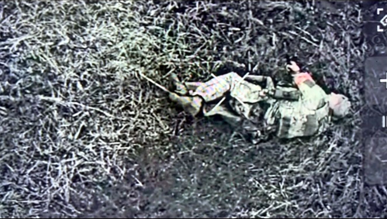 Десь на Харківському напрямку росіянчик «приліг і відпочиває» навіки: бойова робота «CODE 9.2» на порталі Gromada Group