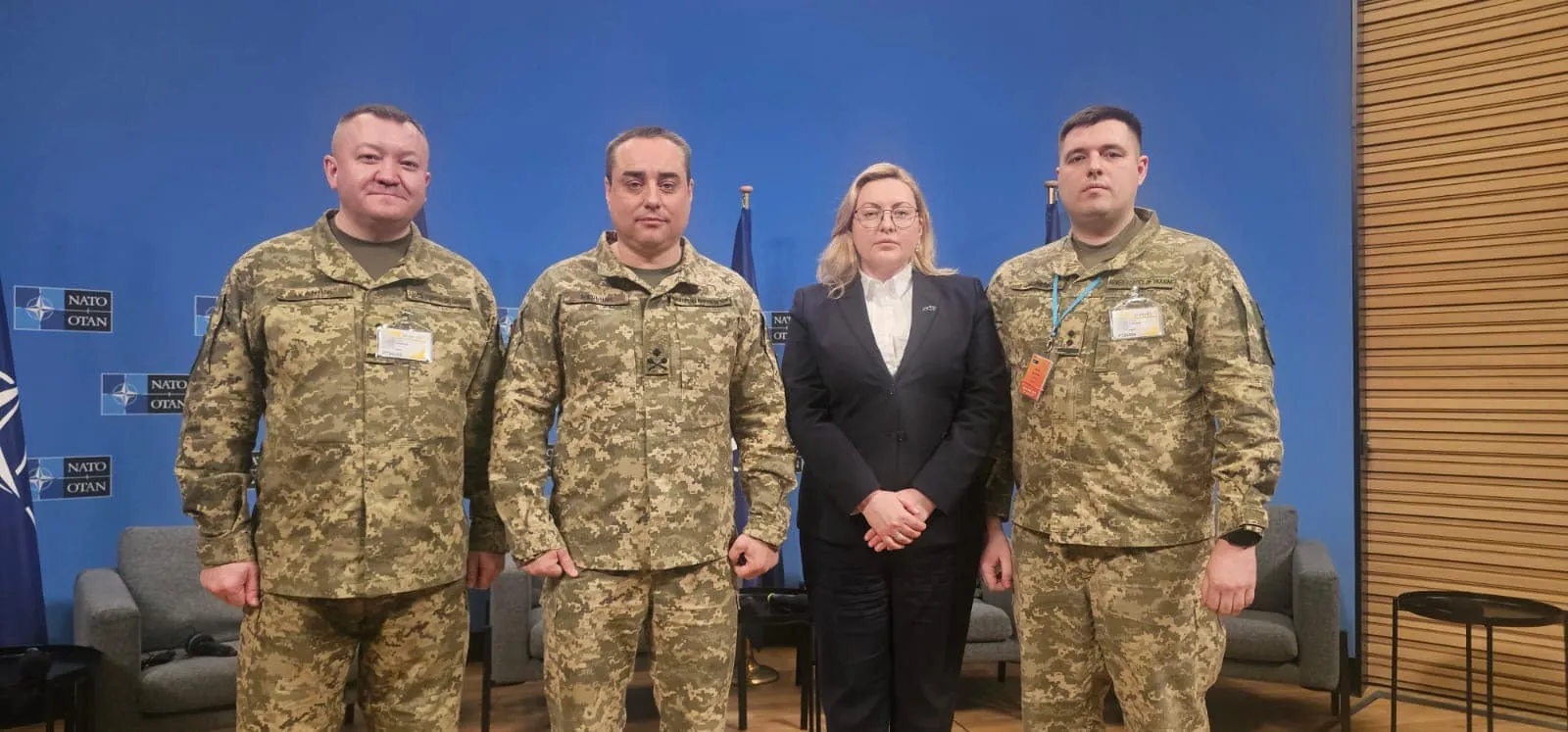 Українська делегація. Брюссель. Штаб-квартира НАТО. Українська делегація взяла участь у засіданні Комітету національних сил резерву НАТО та Об’єднаної конфедерації офіцерів резерву країн НАТО на порталі Gromada Group