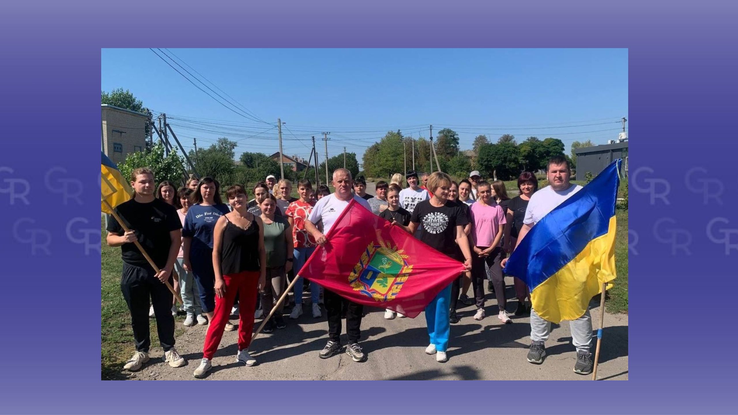 A patriotic event was held in Chuguiv region as a sign of gratitude and in memory of fallen soldiers at the Gromada Group Media