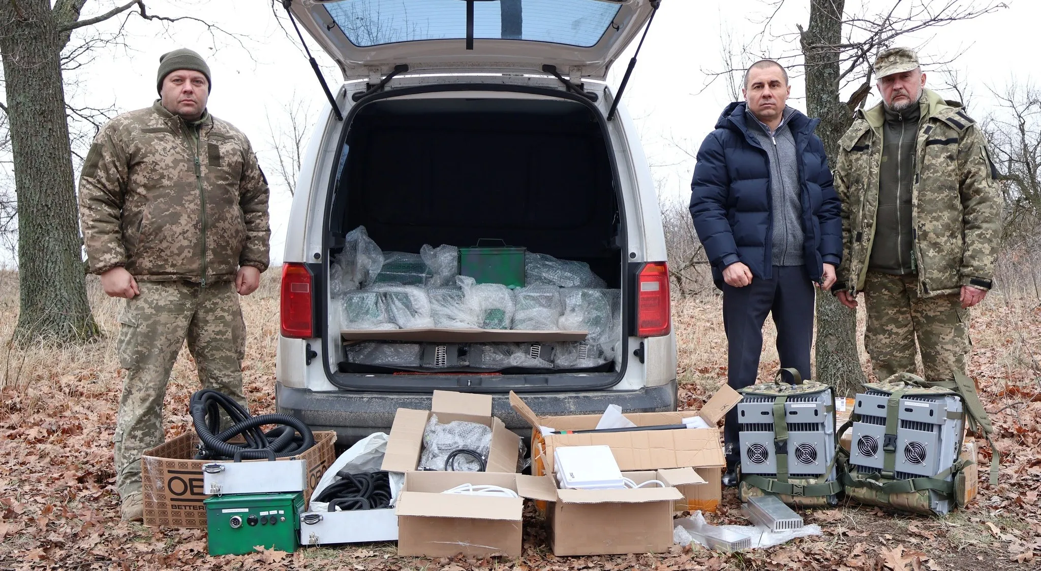 Defenders of the northern borders of Dergachiv region received over UAH 1.5 million in aid at the Gromada Group Media