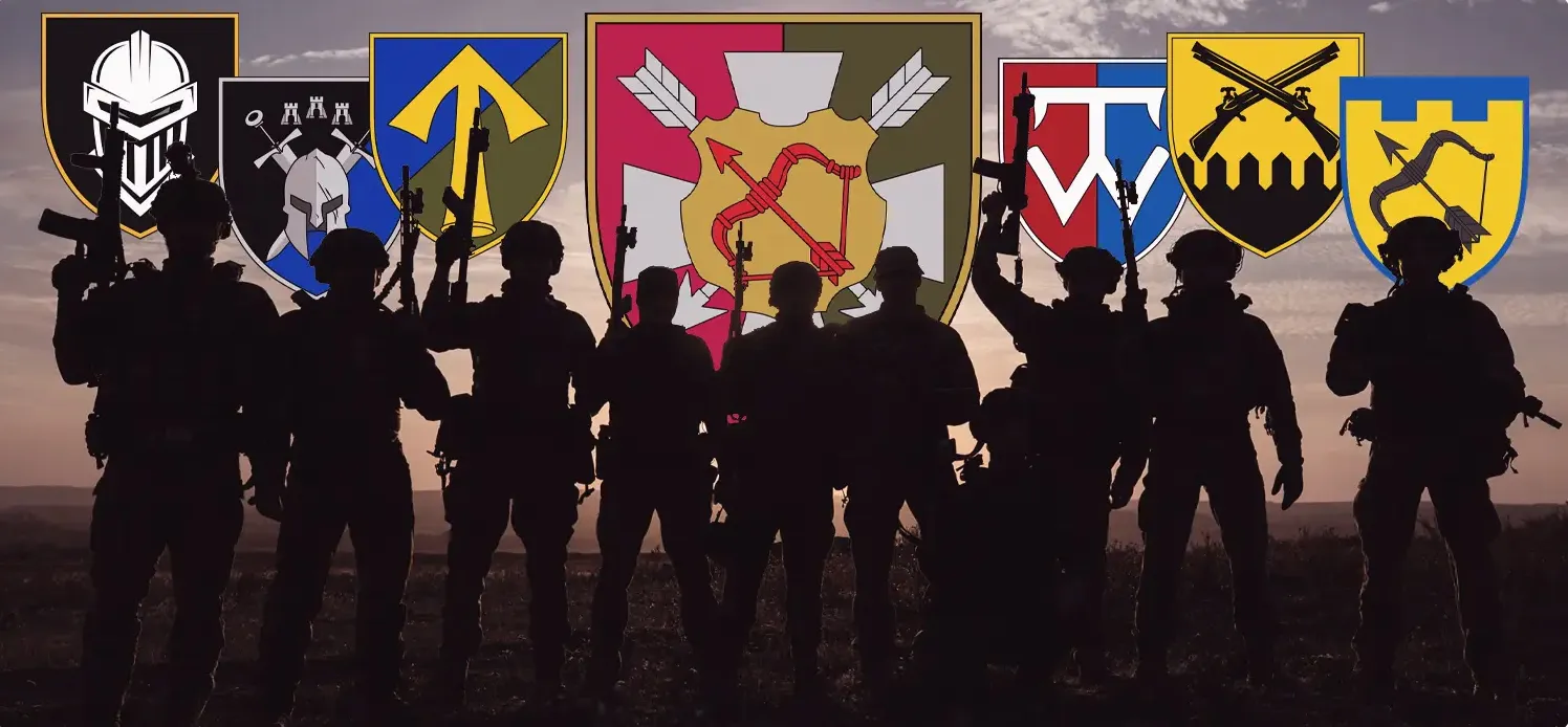 Колаж: MilitaryLand Харківщину боронитиме 16-й армійський корпус: у його складі досвідчені бойові бригади на порталі Gromada Group