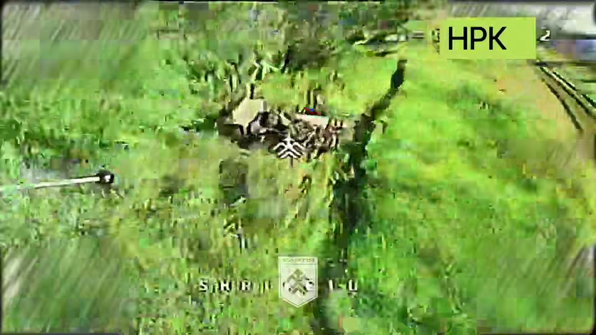 Скриншот з відео У Липецькій громаді «Хартія» знищила ворожого робота на порталі Gromada Group
